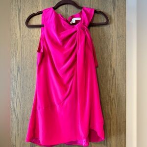 Hot pink Veronica beard top